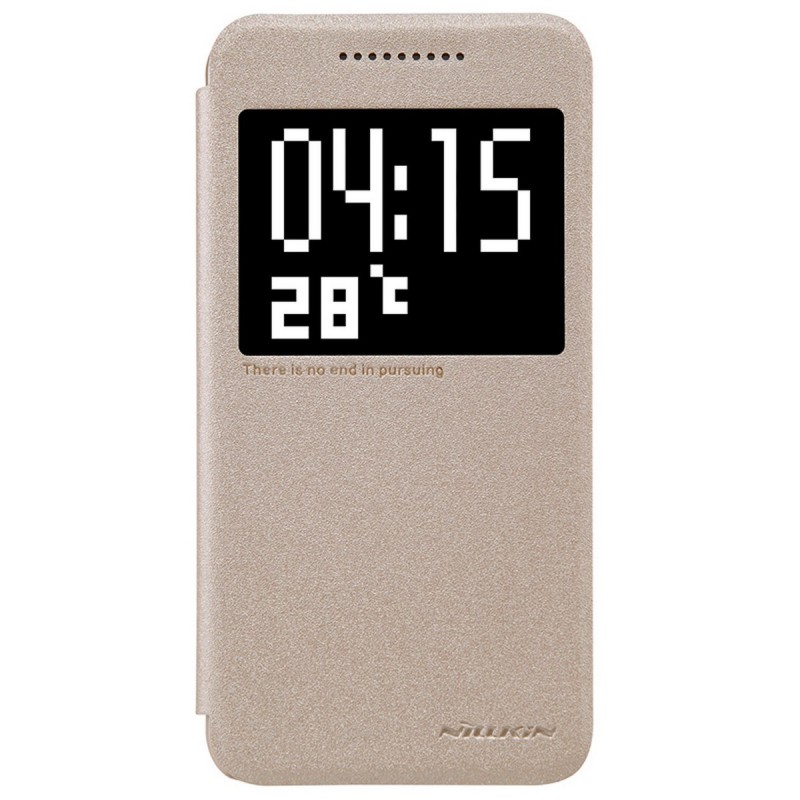 Husa HTC One A9 Nillkin Sparkle S-View Flip Auriu