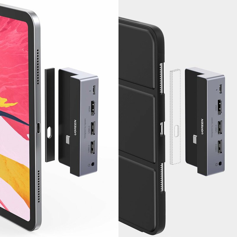 Docking station iPad Pro 11/12.9 Ugreen 2xUSB, HDMI, Jack 100W, 70688