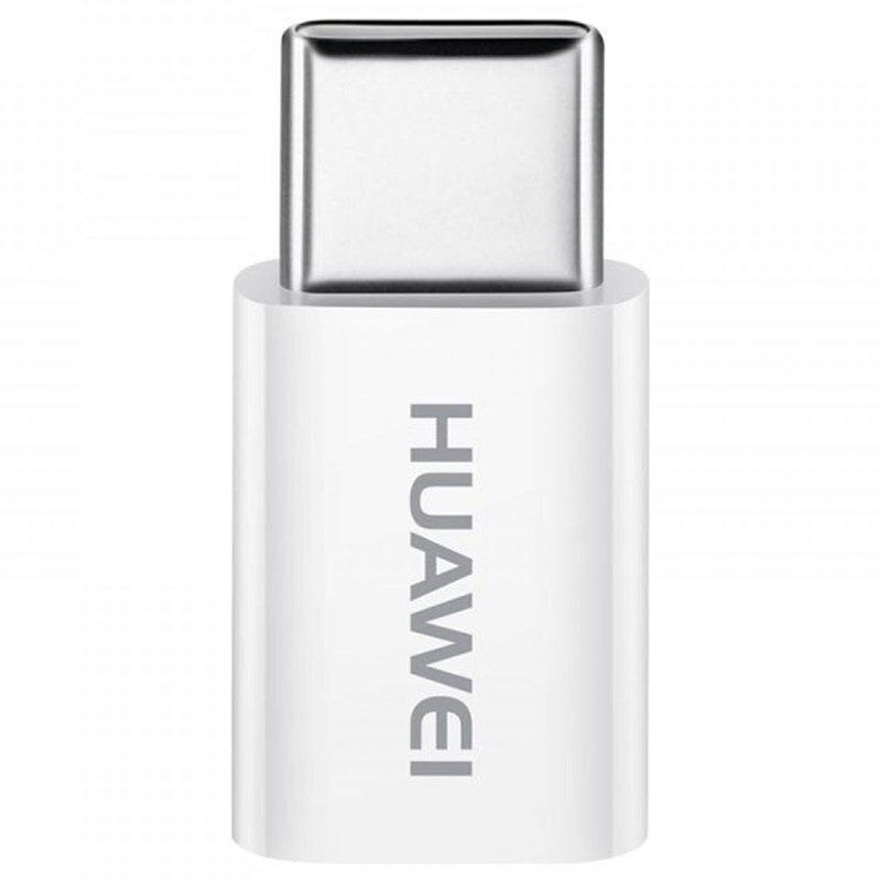 Convertor Original Huawei AP52 Adaptor De la Micro-USB La Type-C Pentru Incarcare/Transfer Date 2A - Alb