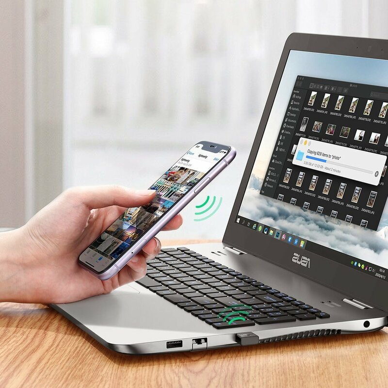 Adaptor dongle Ugreen, Bluetooth 4.0, universal, USB 2.0, negru, 30722 