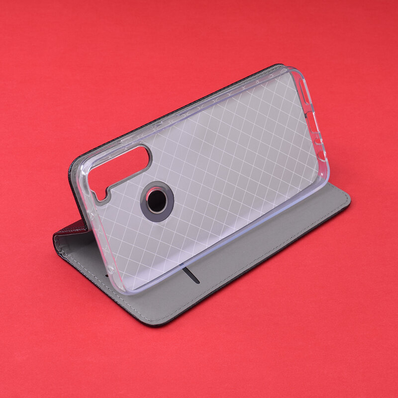 Husa Smart Book Xiaomi Redmi Note 8T Flip - Negru