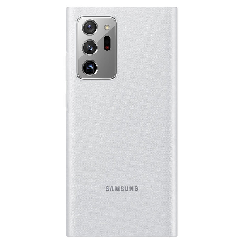 Husa Originala Samsung Galaxy Note 20 Ultra 5G Smart Clear View Cover - Silver