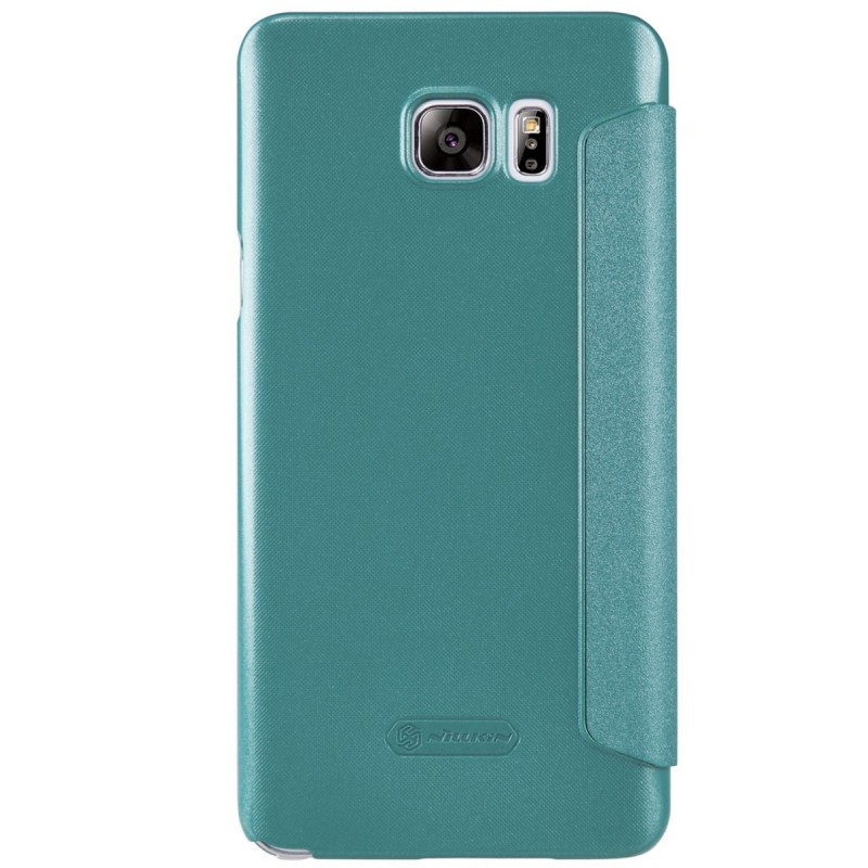 Husa Samsung Galaxy Note 5 N920 Nillkin Sparkle S-View Flip Turcoaz