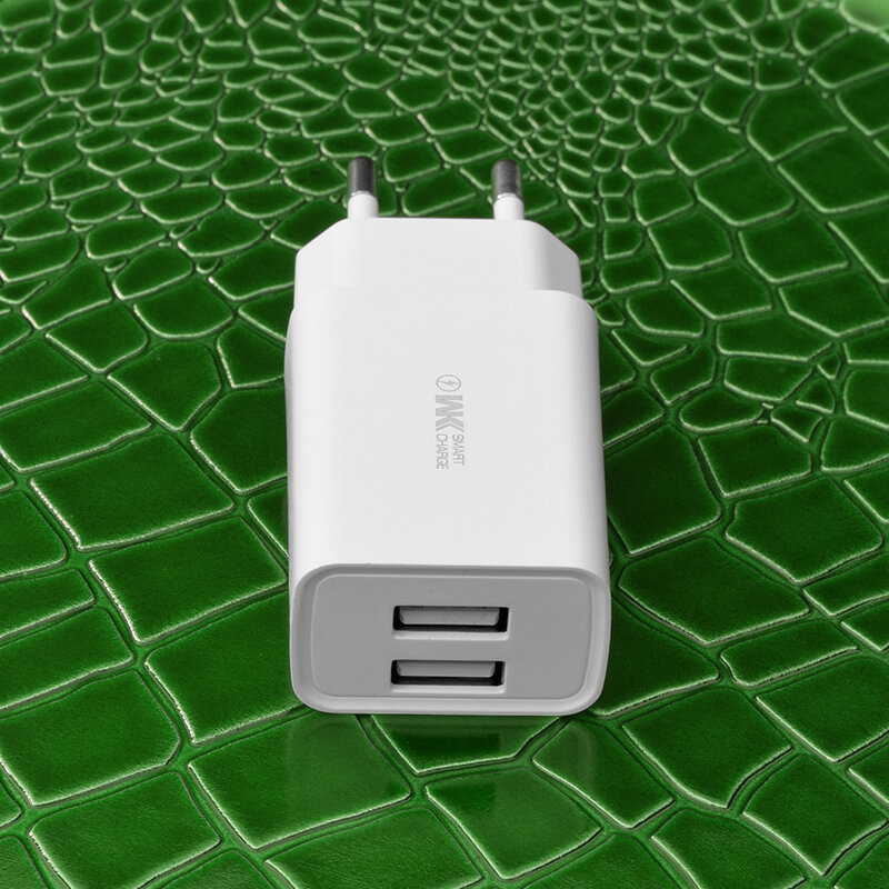 Incarcator Priza WK Design WP-U56 Incarcare Rapida 2xUSB Universal 2.0A - Alb