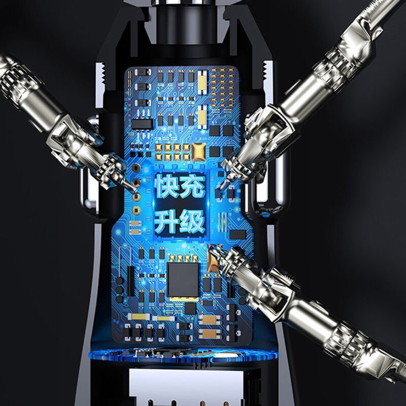 Incarcator Auto Dudao R6S 2xUSB Universal Incarcare Rapida Si Inteligenta 3.4A - Argintiu