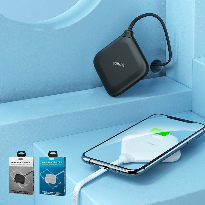 Incarcator Wireless Remax RP-W14 Cu Incarcare Rapida QI 5W - Negru