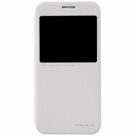 Husa Samsung Galaxy S6 G920 Nillkin Sparkle S-View Flip Alb