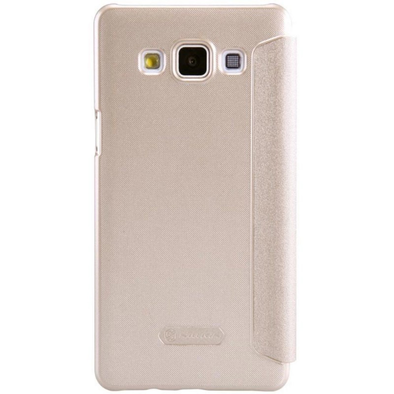 Husa Samsung Galaxy A5 A500F Nillkin Sparkle S-View Flip Auriu