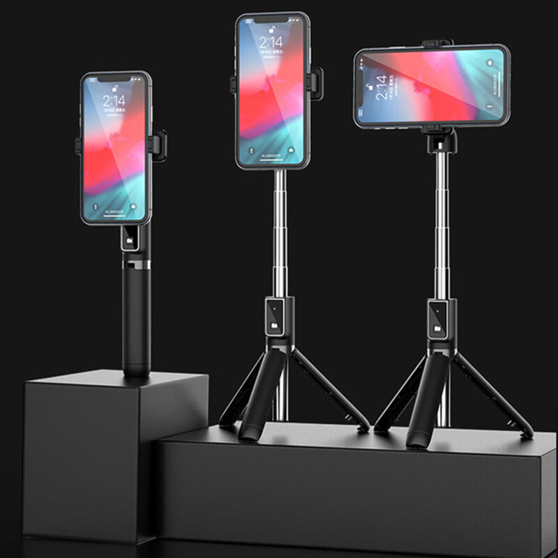 Suport Selfie Stick P40 Wireless Mini Tripod Cu Telecomanda 6.7 inch - Negru