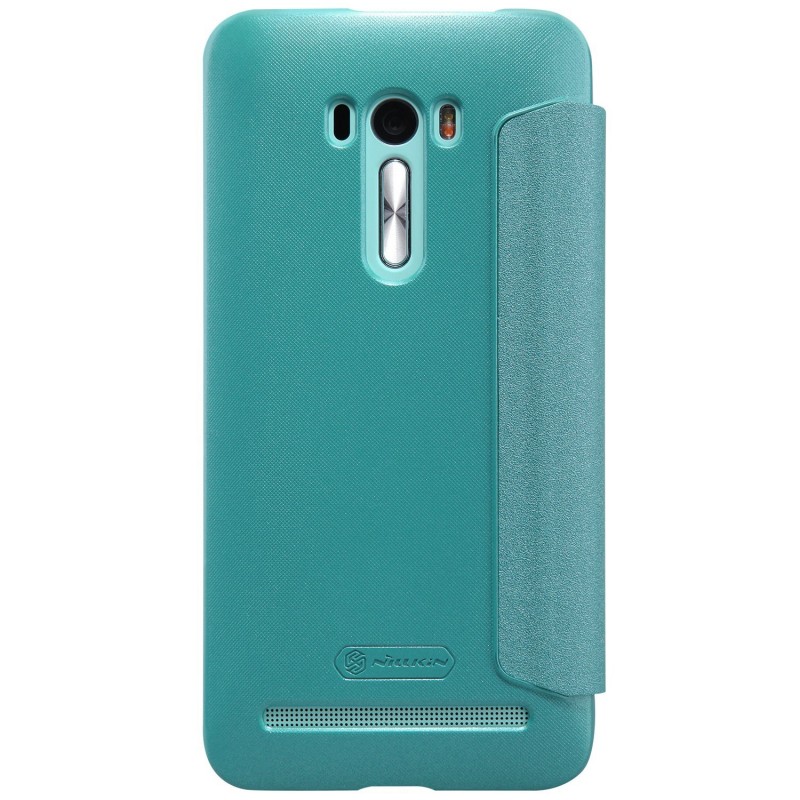 Husa Asus Zenfone Selfie (5.5 inch) ZD551KL Nillkin Sparkle S-View Flip Turcoaz