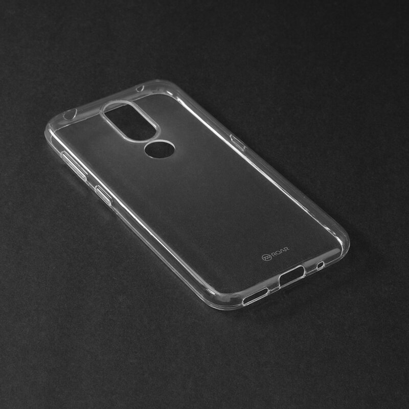 Husa Nokia 4.2 Roar Colorful Jelly Case - Transparent
