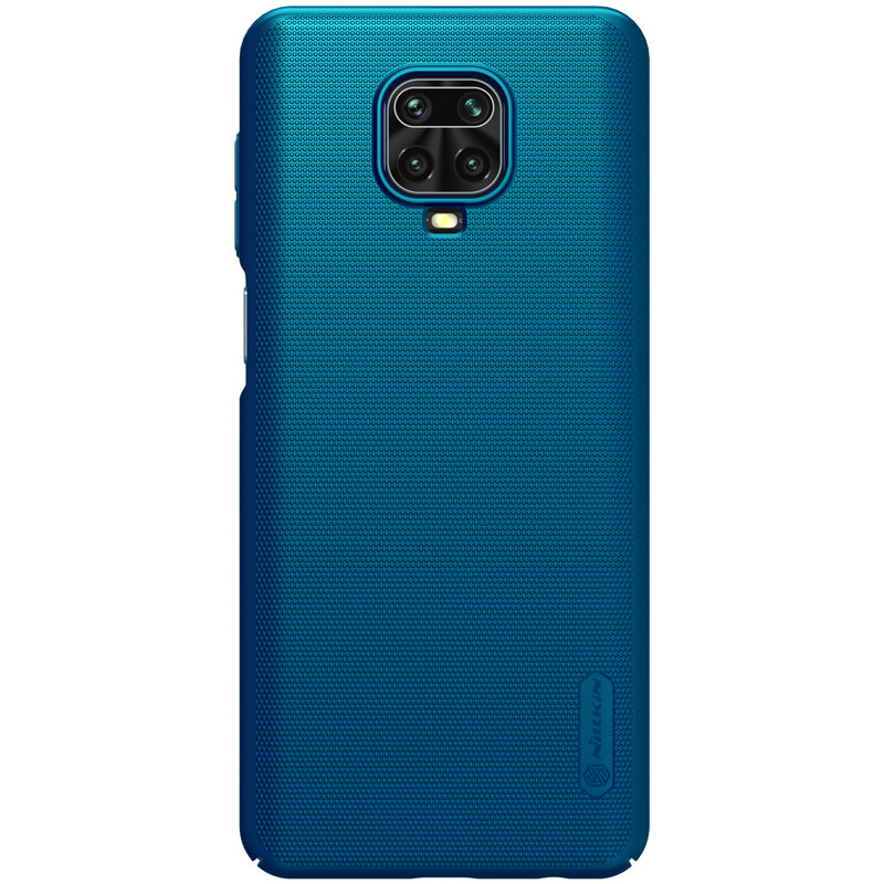 Husa Xiaomi Redmi Note 9S Nillkin Super Frosted Shield, albastru