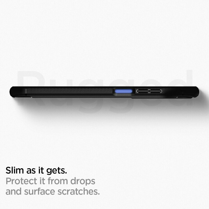 Husa Xiaomi Redmi K30 5G Spigen Rugged Armor, negru