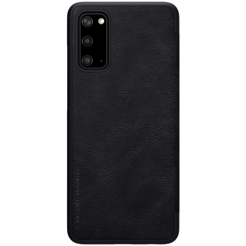 Husa Samsung Galaxy S20 5G Nillkin QIN Leather, negru