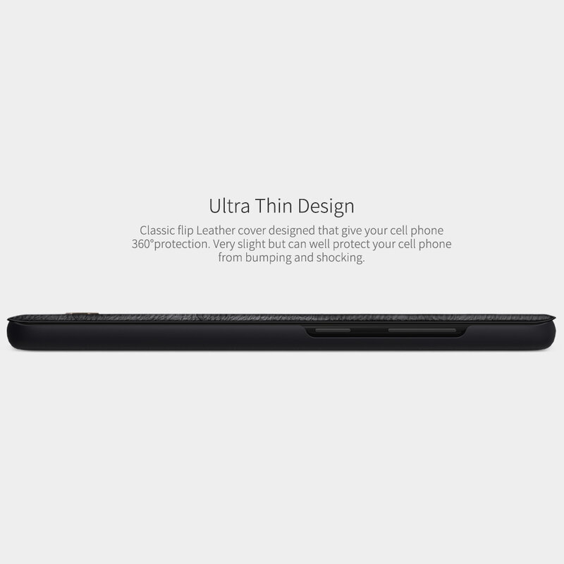 Husa Samsung Galaxy S20 5G Nillkin QIN Leather, negru
