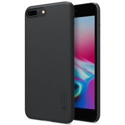 Husa iPhone 7 Plus Nillkin Super Frosted Shield Fara Decupaj Sigla, negru