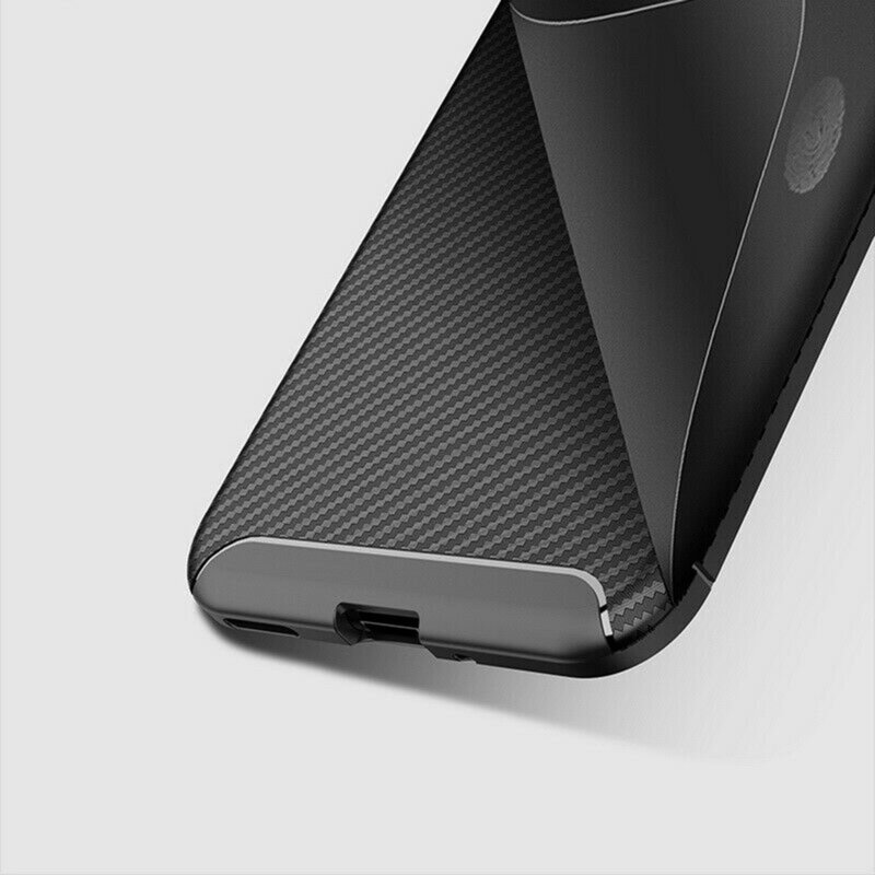 Husa Huawei P Smart S / Y8p Carbon Fiber Skin - Albastru