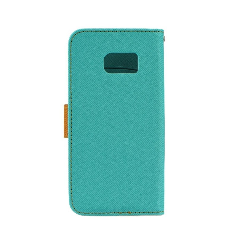 Husa Samsung Galaxy S7 Edge G935 Flip Roar Simply Life Diary Case Bleu
