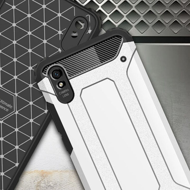 Husa Xiaomi Redmi 9A Techsuit Hybrid Armor, negru