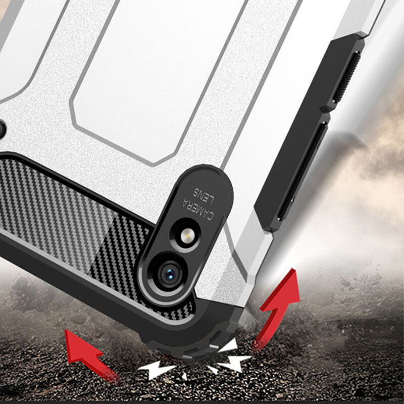 Husa Xiaomi Redmi 9A Techsuit Hybrid Armor, negru