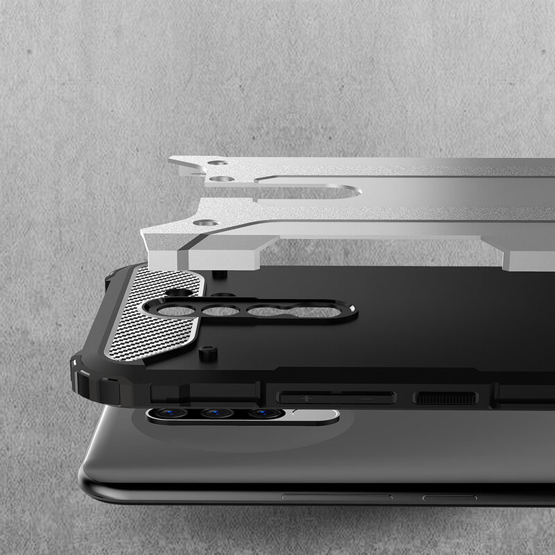 Husa Xiaomi Redmi 9 Techsuit Hybrid Armor, negru