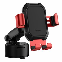 Suport Auto Telefon Baseus Tank Pentru Parbriz / Bord - SUYL-TK09 - Rosu