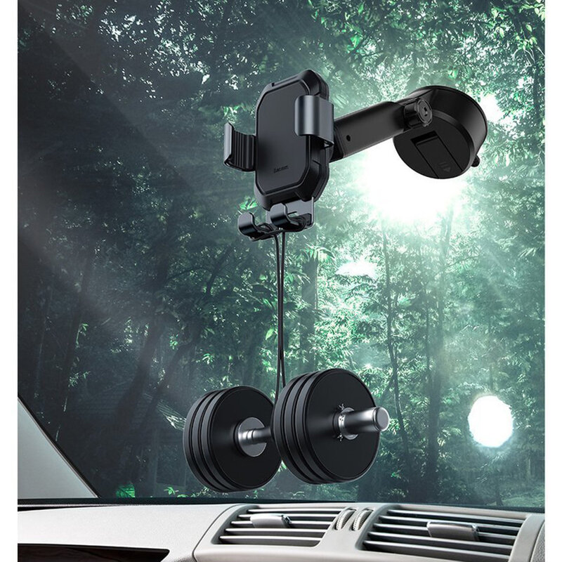 Suport Auto Telefon Baseus Tank Pentru Parbriz / Bord - SUYL-TK09 - Rosu