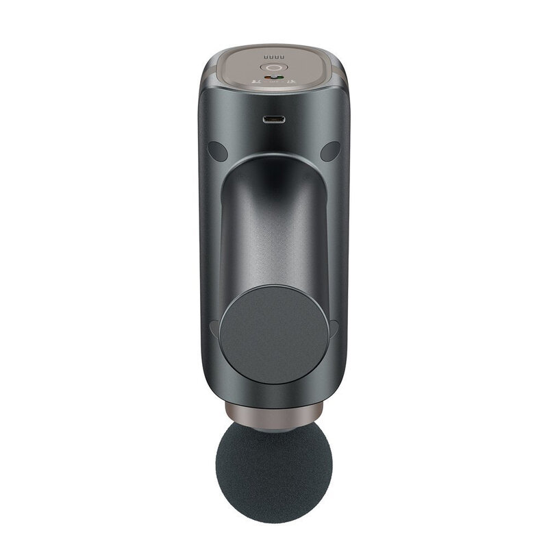 Aparat De Masaj Profesional Baseus Wireless Cu 4 Capete Interschimbabile - Gri