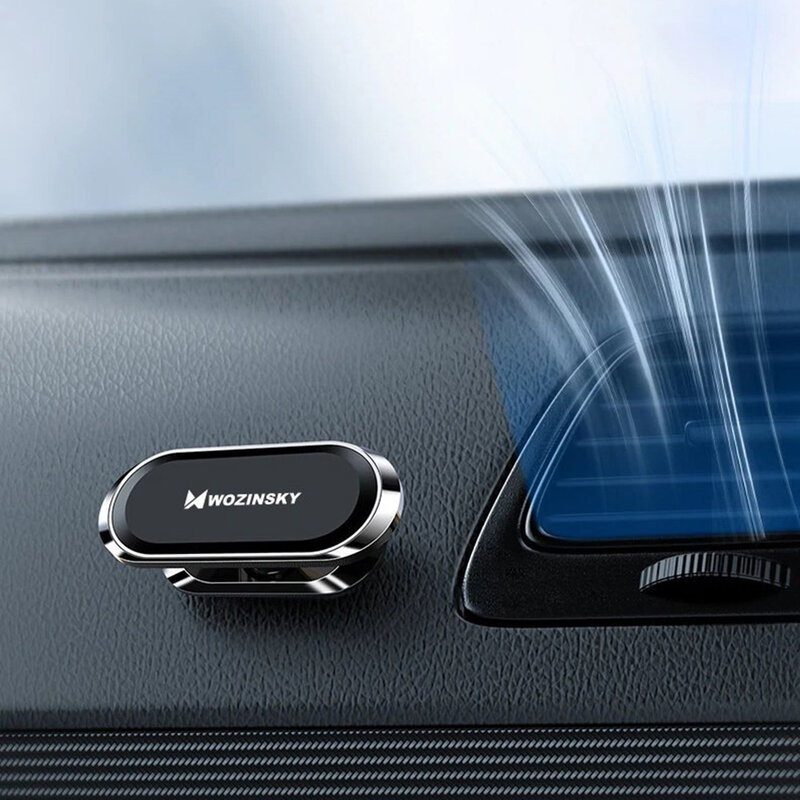 Suport Magnetic Universal Wozinsky Pentru Bord Auto 360° - WMH-06 - Negru