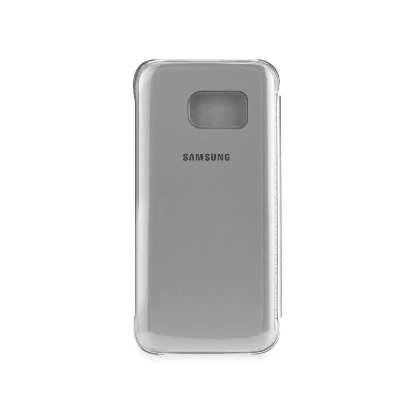 Husa Originala Samsung Galaxy S7 G930 Clear View Cover Argintiu