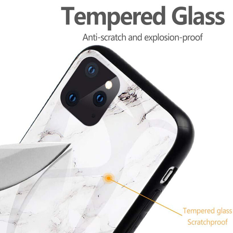 Husa iPhone 11 Pro Color Glass Din Policarbonat Cu Acoperire Lucioasa - Model 3