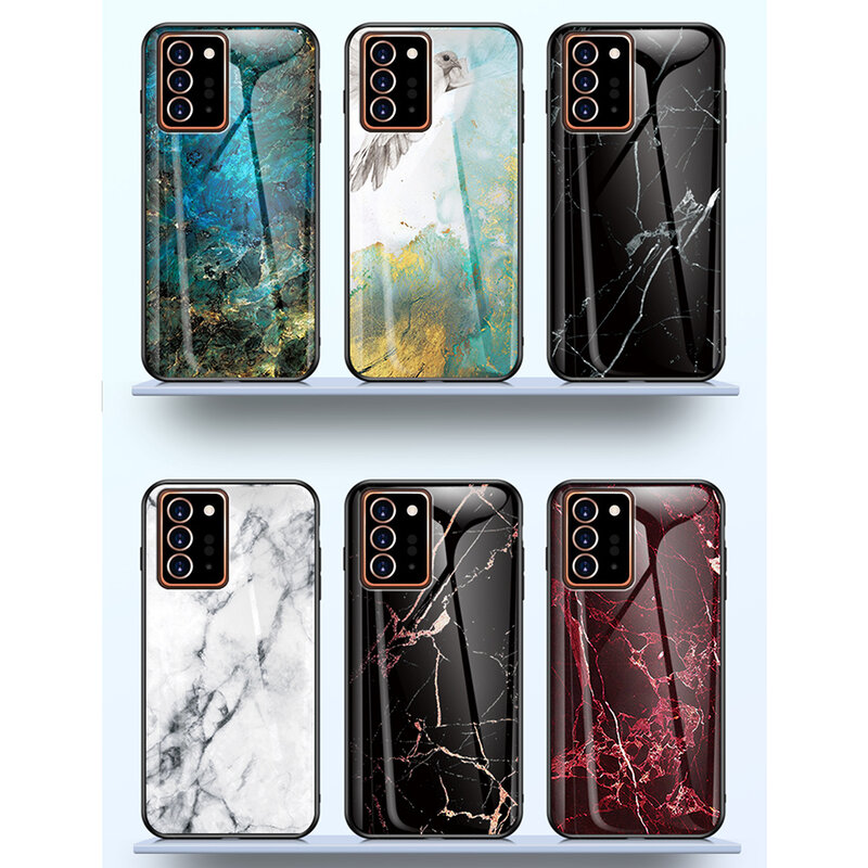 Husa Samsung Galaxy Note 20 Color Glass Din Policarbonat Cu Acoperire Lucioasa - Model 2