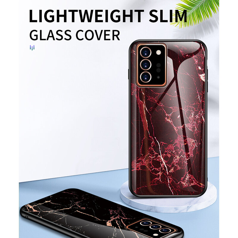 Husa Samsung Galaxy Note 20 5G Color Glass Din Policarbonat Cu Acoperire Lucioasa - Model 3