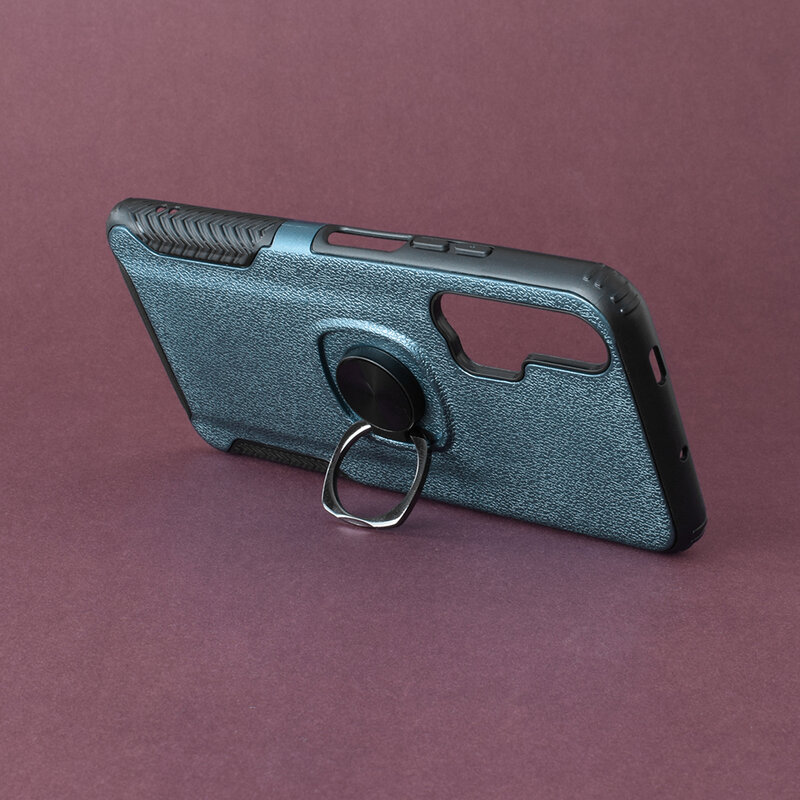 Husa Huawei Nova 5T Hybrid Cu Inel Suport Stand Magnetic - Verde