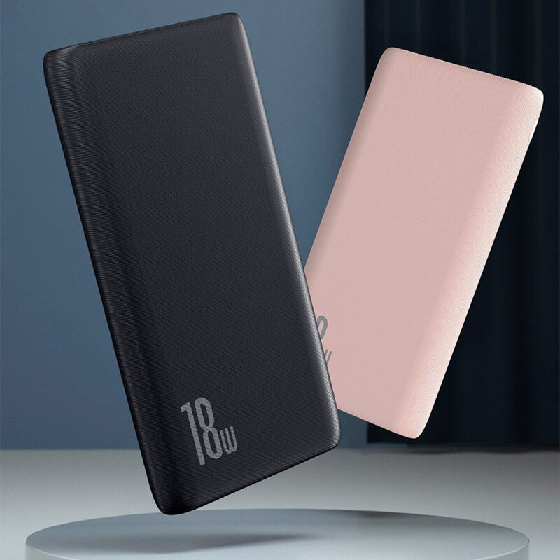 Acumulator Extern 10000 mAh Baseus Bipow Cu Incarcare Rapida 18W - PPDML-02 - Alb