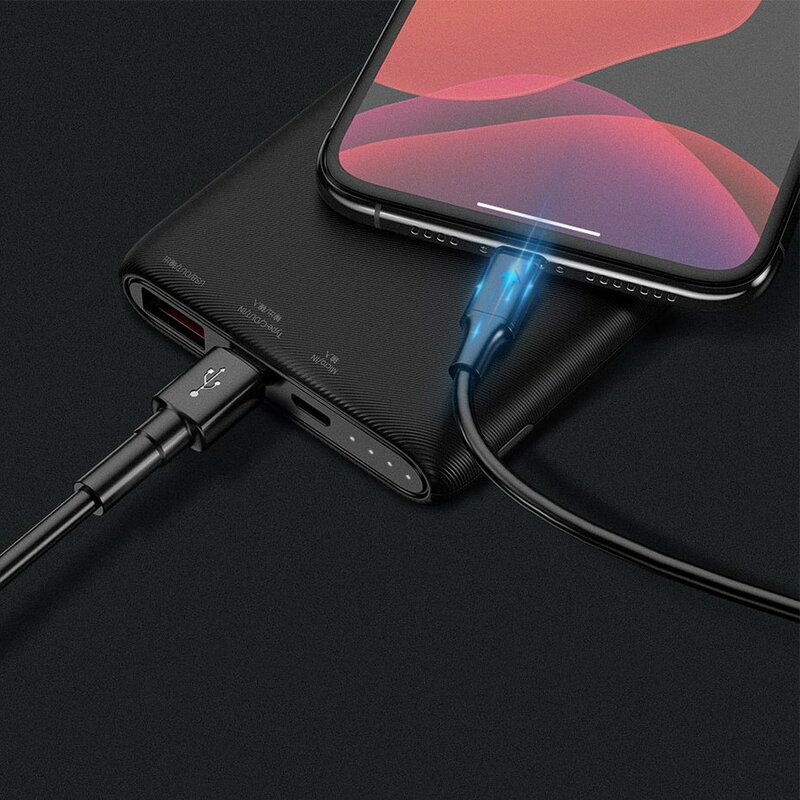 Acumulator Extern 10000 mAh Baseus Bipow Cu Incarcare Rapida 18W - PPDML-01 - Negru