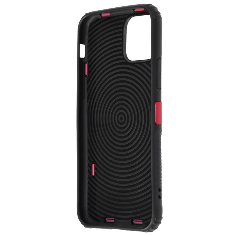 Husa iPhone 11 Hybrid Cu Inel Suport Stand Magnetic - Rosu