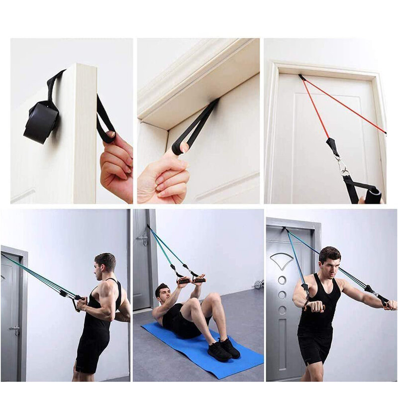 Set Antrenament Wozinsky 11 Piese Cu Benzi De Rezistenta Pentru Exercitii Multiple