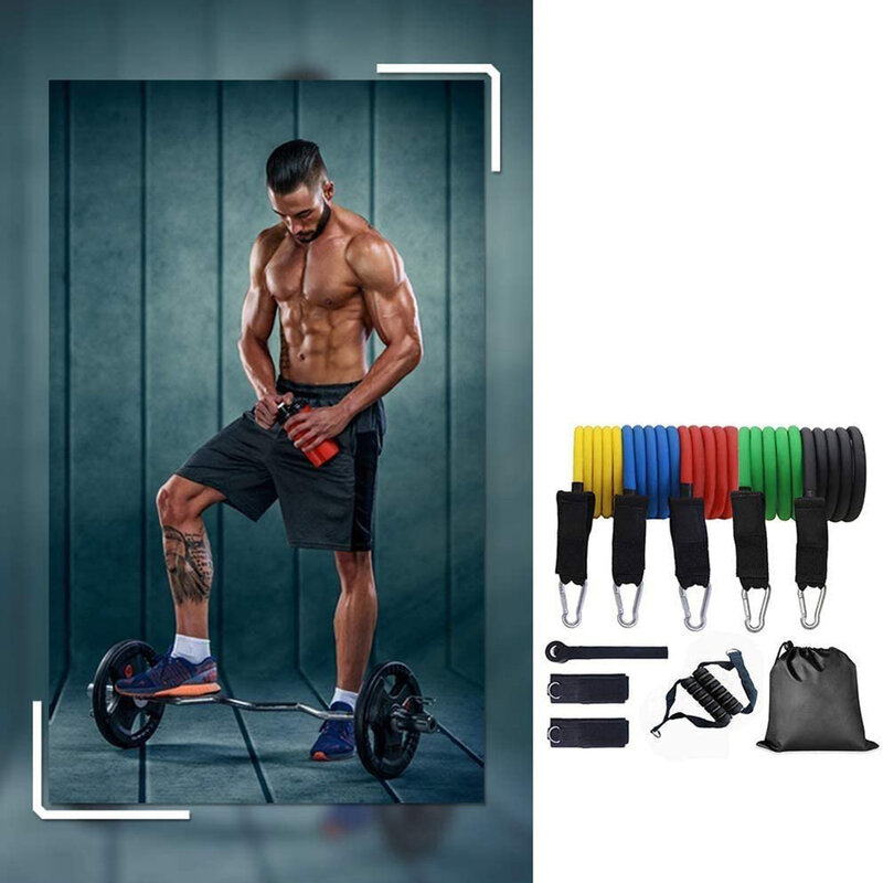 Set Antrenament Wozinsky 11 Piese Cu Benzi De Rezistenta Pentru Exercitii Multiple