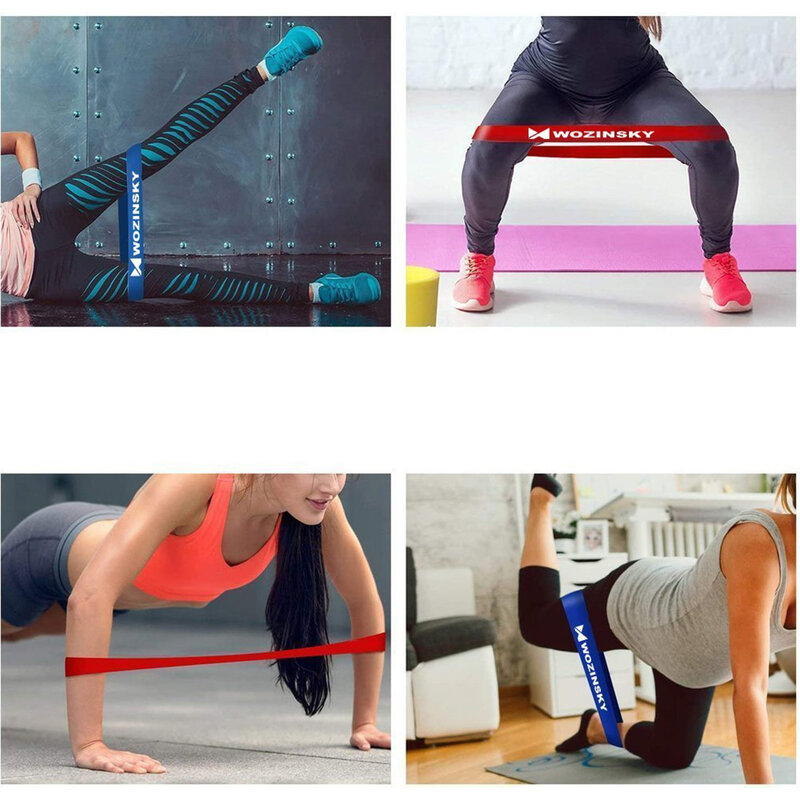 Set Antrenament Wozinsky 5 Benzi De Rezistenta Pentru Exercitii Multiple