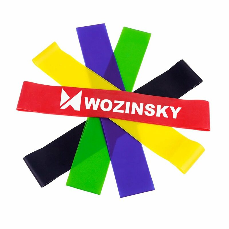 Set Antrenament Wozinsky 5 Benzi De Rezistenta Pentru Exercitii Multiple