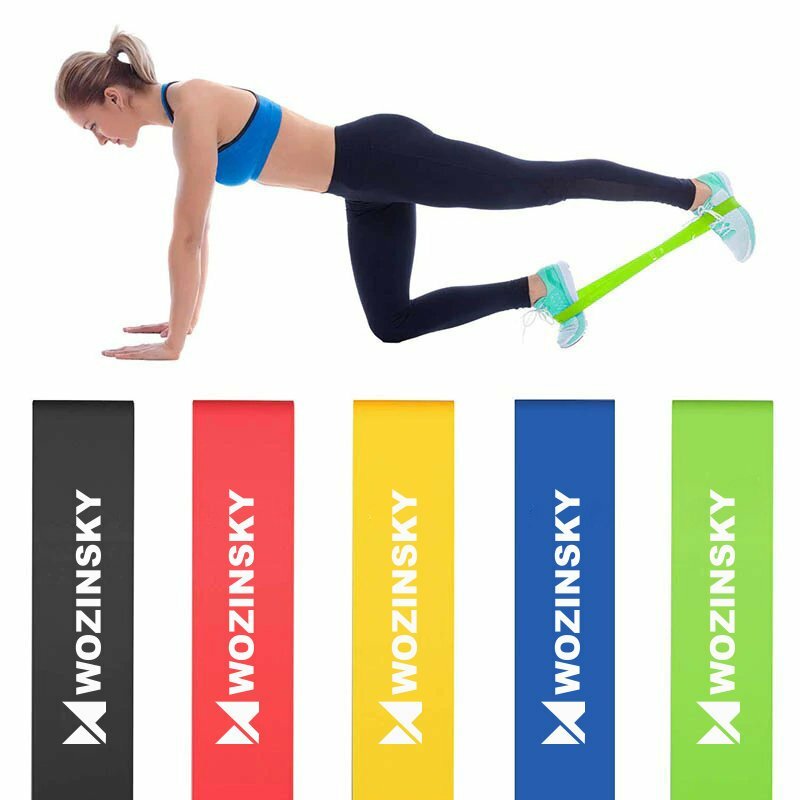 Set Antrenament Wozinsky 5 Benzi De Rezistenta Pentru Exercitii Multiple
