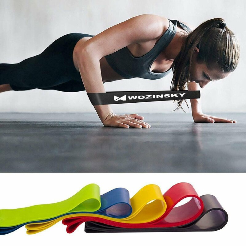 Set Antrenament Wozinsky 5 Benzi De Rezistenta Pentru Exercitii Multiple