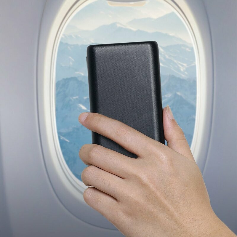 Acumulator Extern 10000 mAh Baseus Bipow Cu Incarcare Rapida 18W - PPDML-04 - Roz