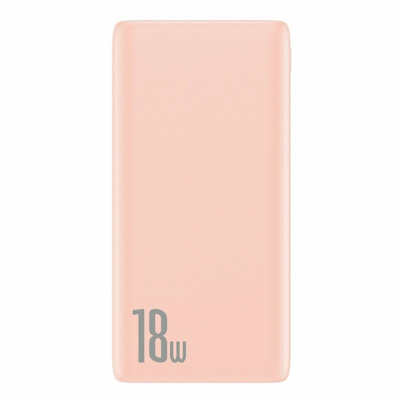 Acumulator Extern 10000 mAh Baseus Bipow Cu Incarcare Rapida 18W - PPDML-04 - Roz