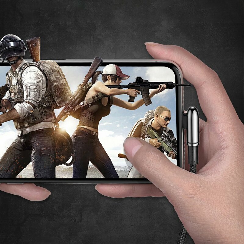 Cablu De Date / Incarcare Baseus USB To Lightning Tip Cot 2.4A 1m - CALCJ-A01 - Negru