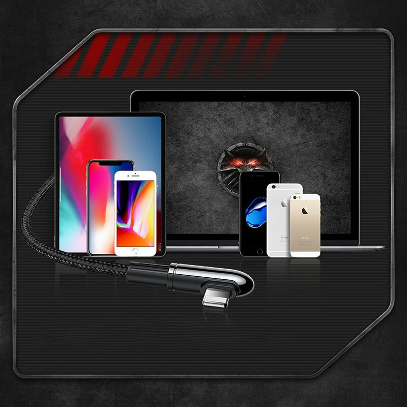 Cablu De Date / Incarcare Baseus USB To Lightning Tip Cot 2.4A 1m - CALCJ-A01 - Negru