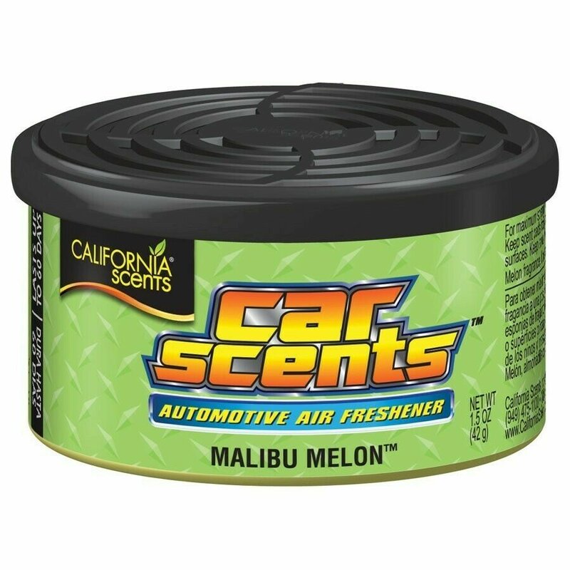 Odorizant auto California Scents, gel parfumat, universal, aroma Malibu Melon