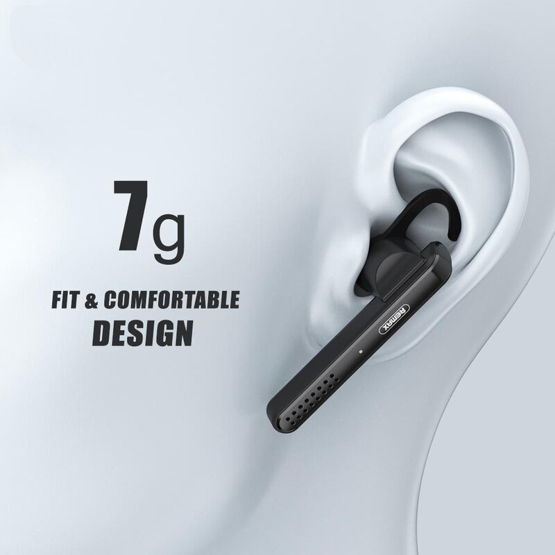 Casca Bluetooth Universala Wireless Remax RB-T35 Cu Microfon - Alb