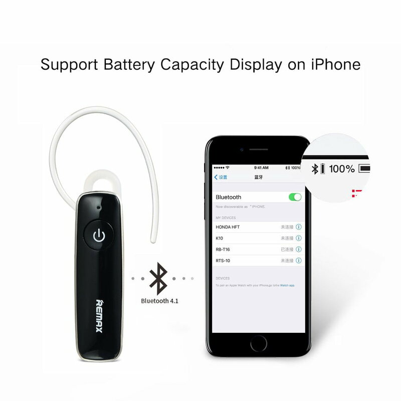 Casca Bluetooth Universala Wireless Remax RB-T8 Cu Microfon - Auriu